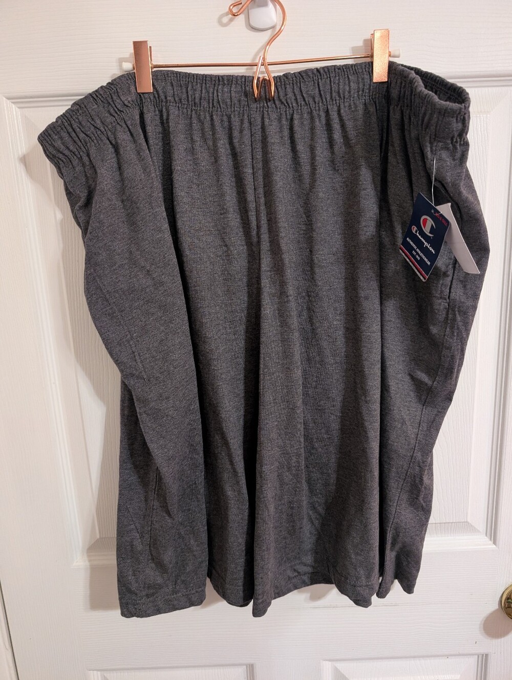 New Champion Mens Shorts Gray Pajama Lounge Drawstring Size 3XLT Tall NWT